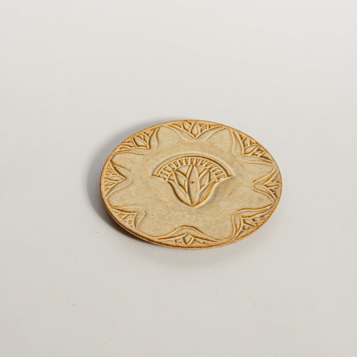 Twirling Lotus Wall Plate