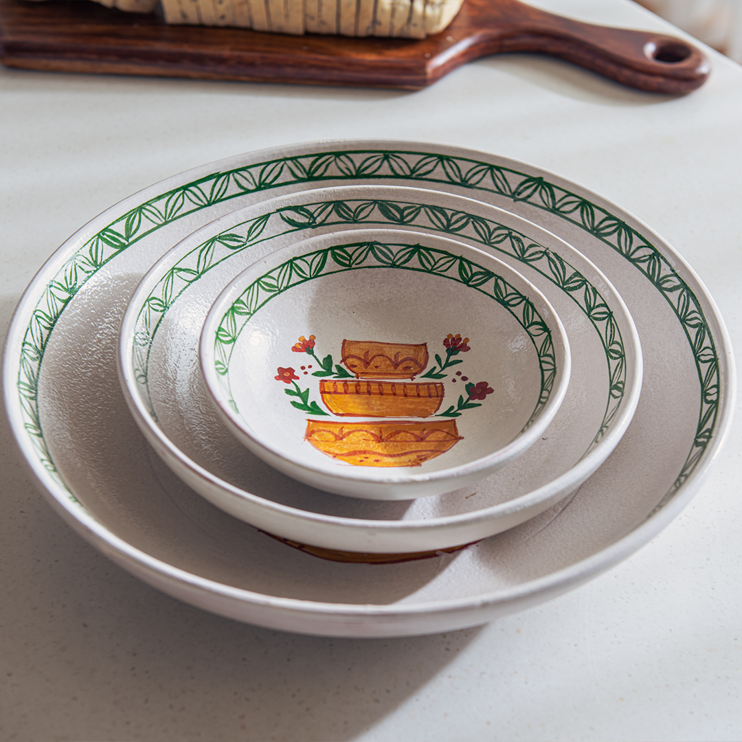 Leafline Nest Bowl - Ellie Home
