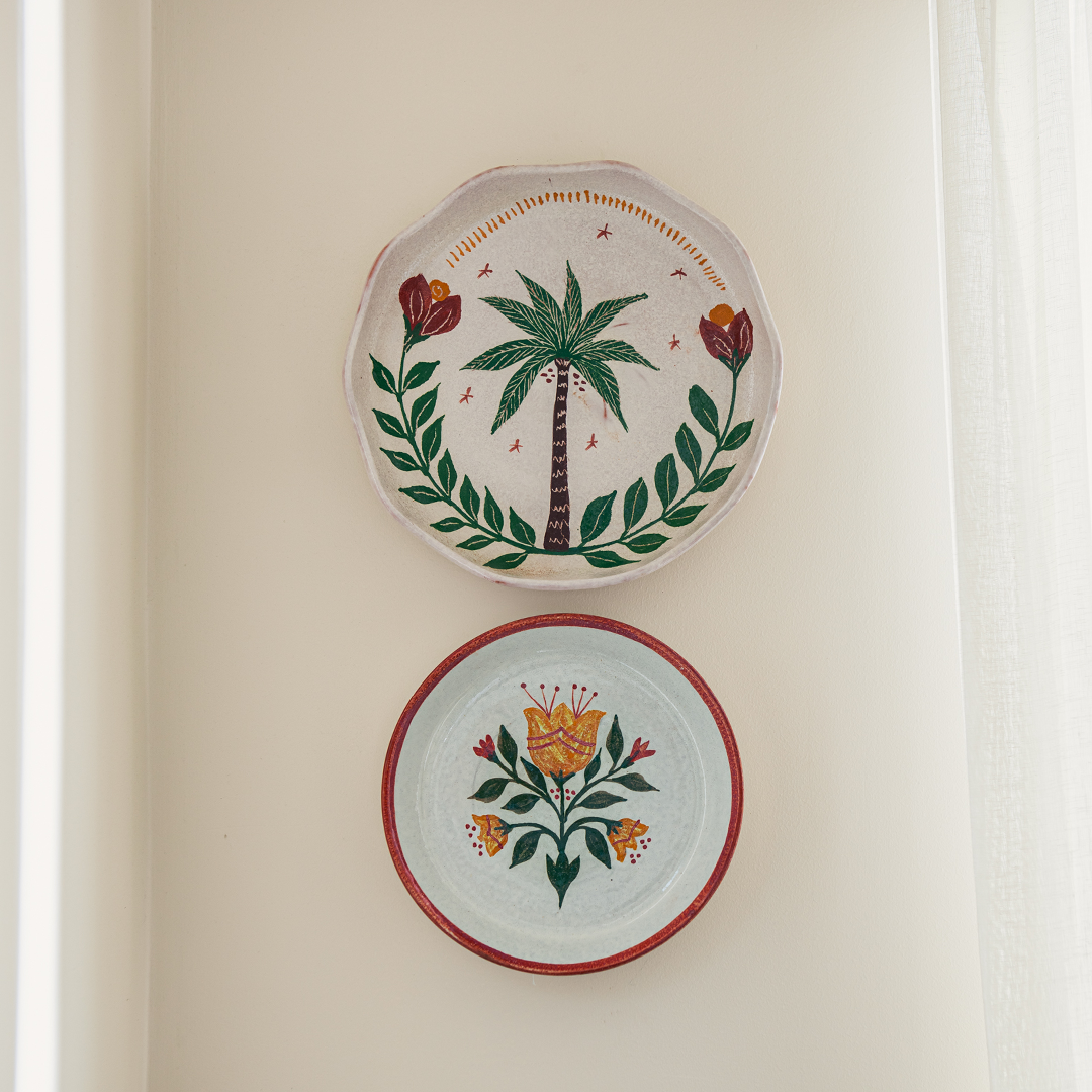 Floral Warmth Wall Plate - Ellie Home