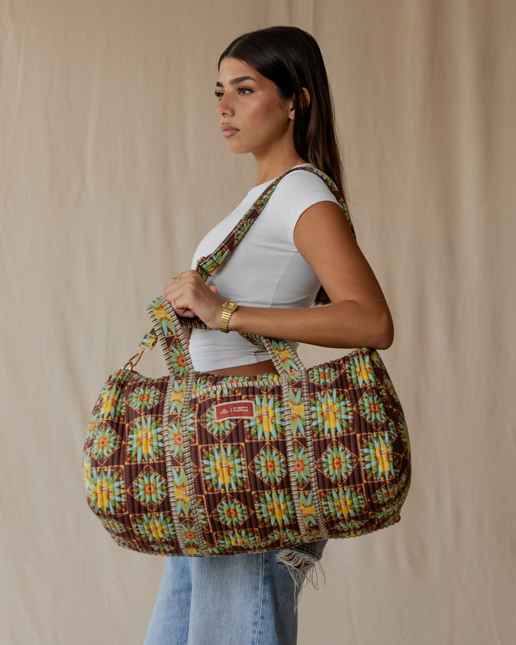 The Pottery Keeper Quilted Duffle