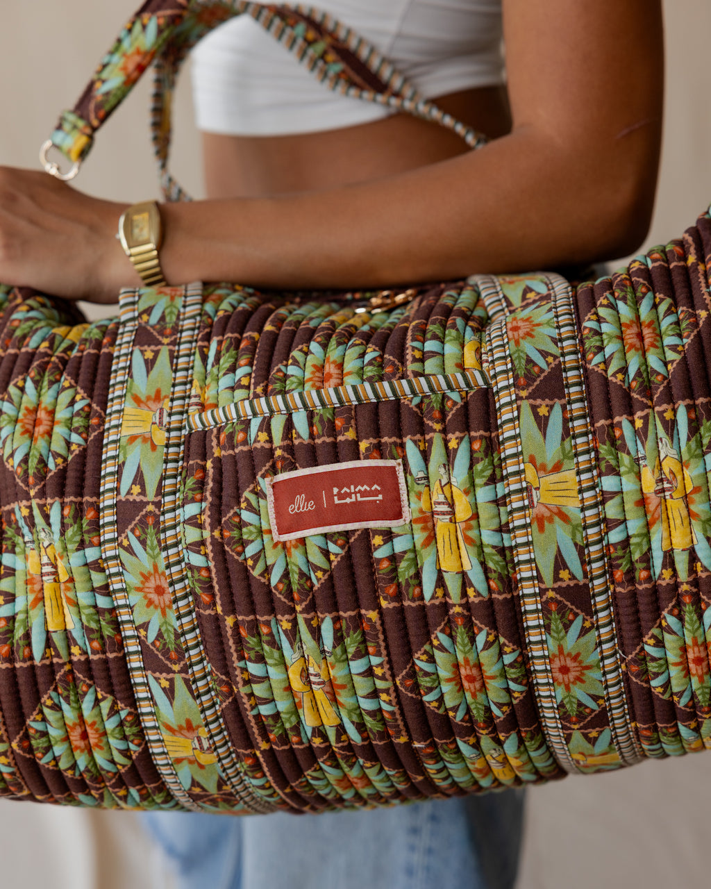 The Pottery Keeper Quilted Duffle
