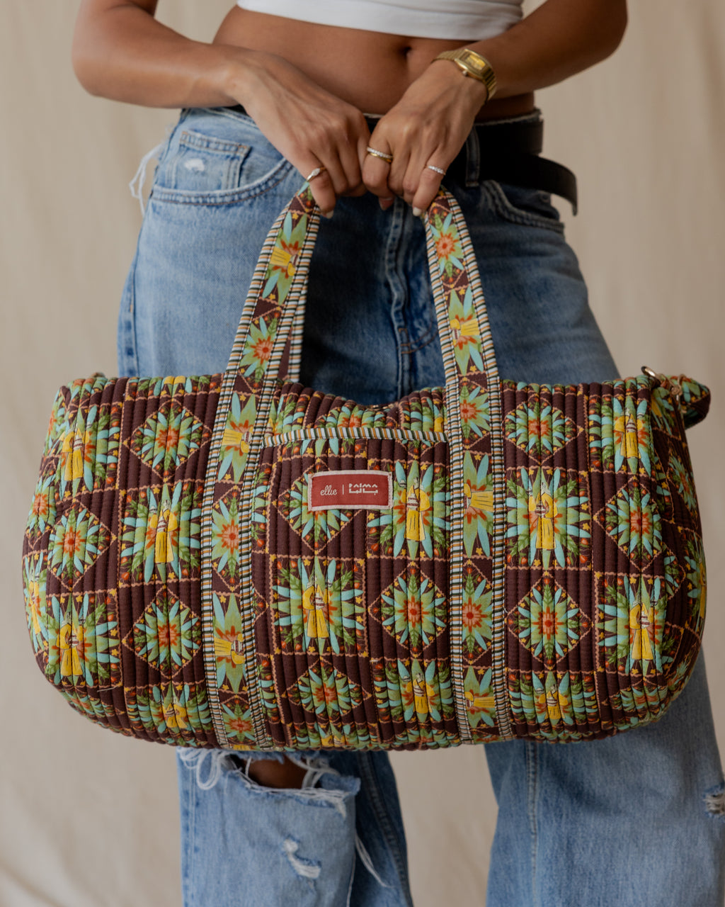 The Pottery Keeper Quilted Duffle