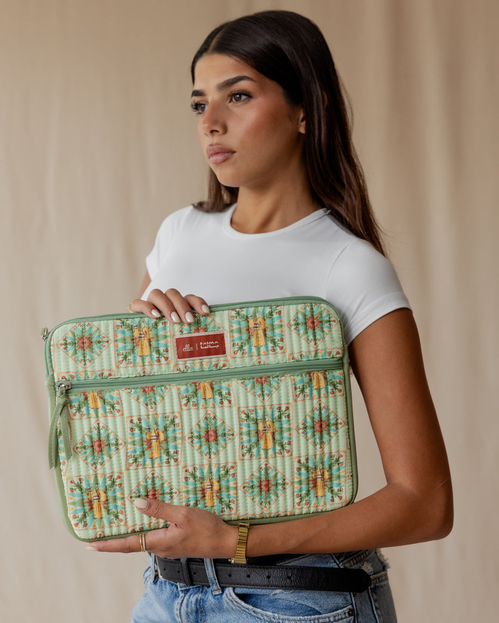 The Pottery Keeper Quilted Laptop Sleeve