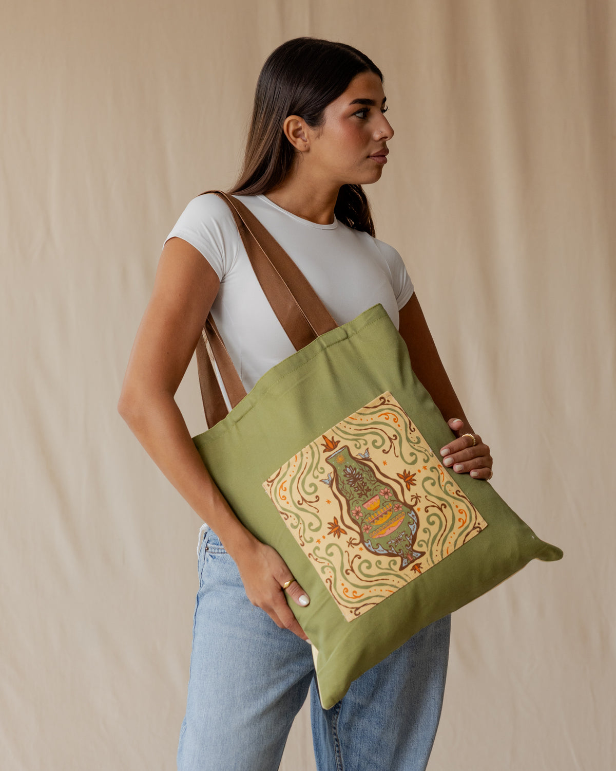 The Enchanted Vase Tote Bag