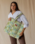 The Keeper’s Meadow Quilted Tote Double-faced