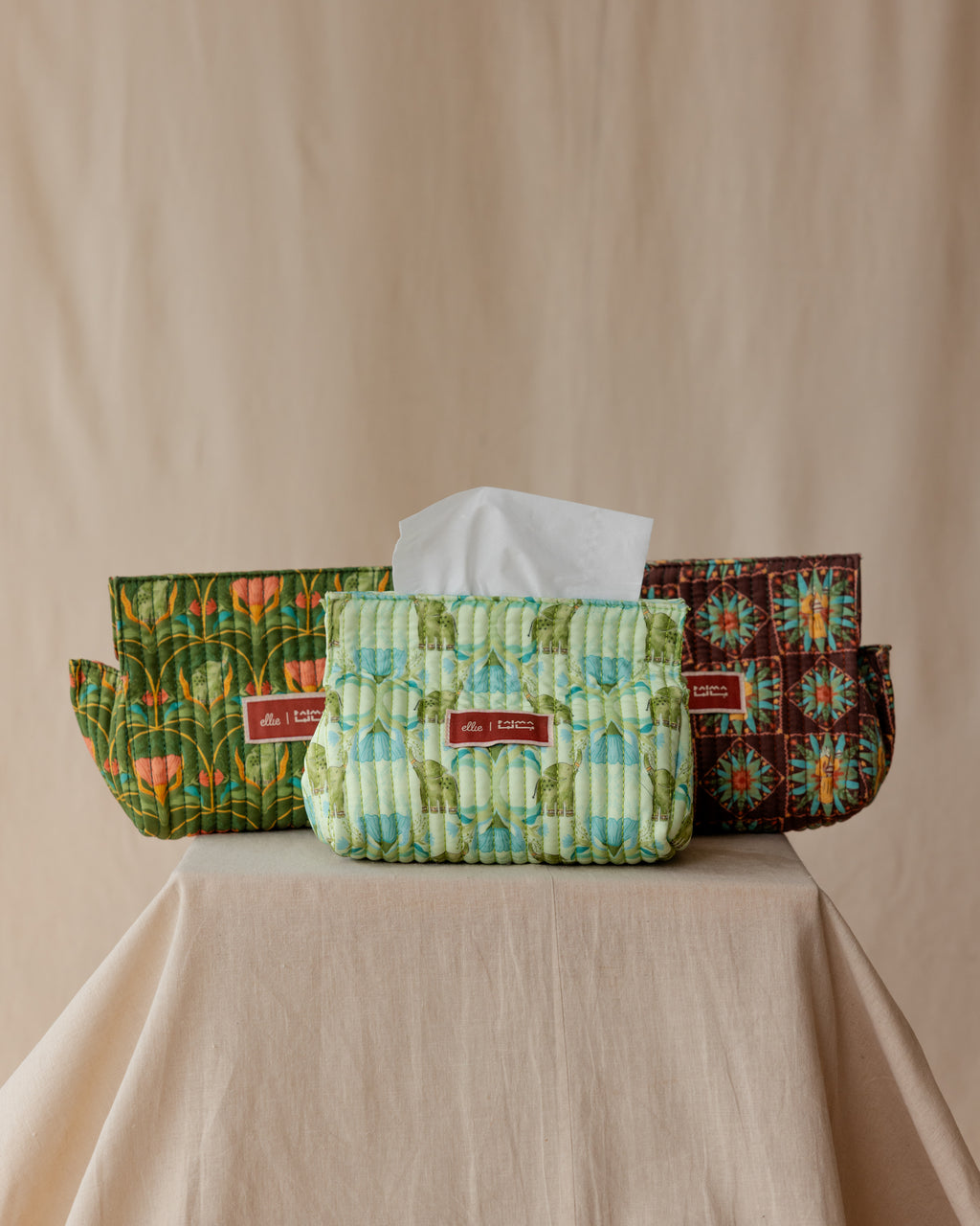 Elliephant Garden Tissue Box