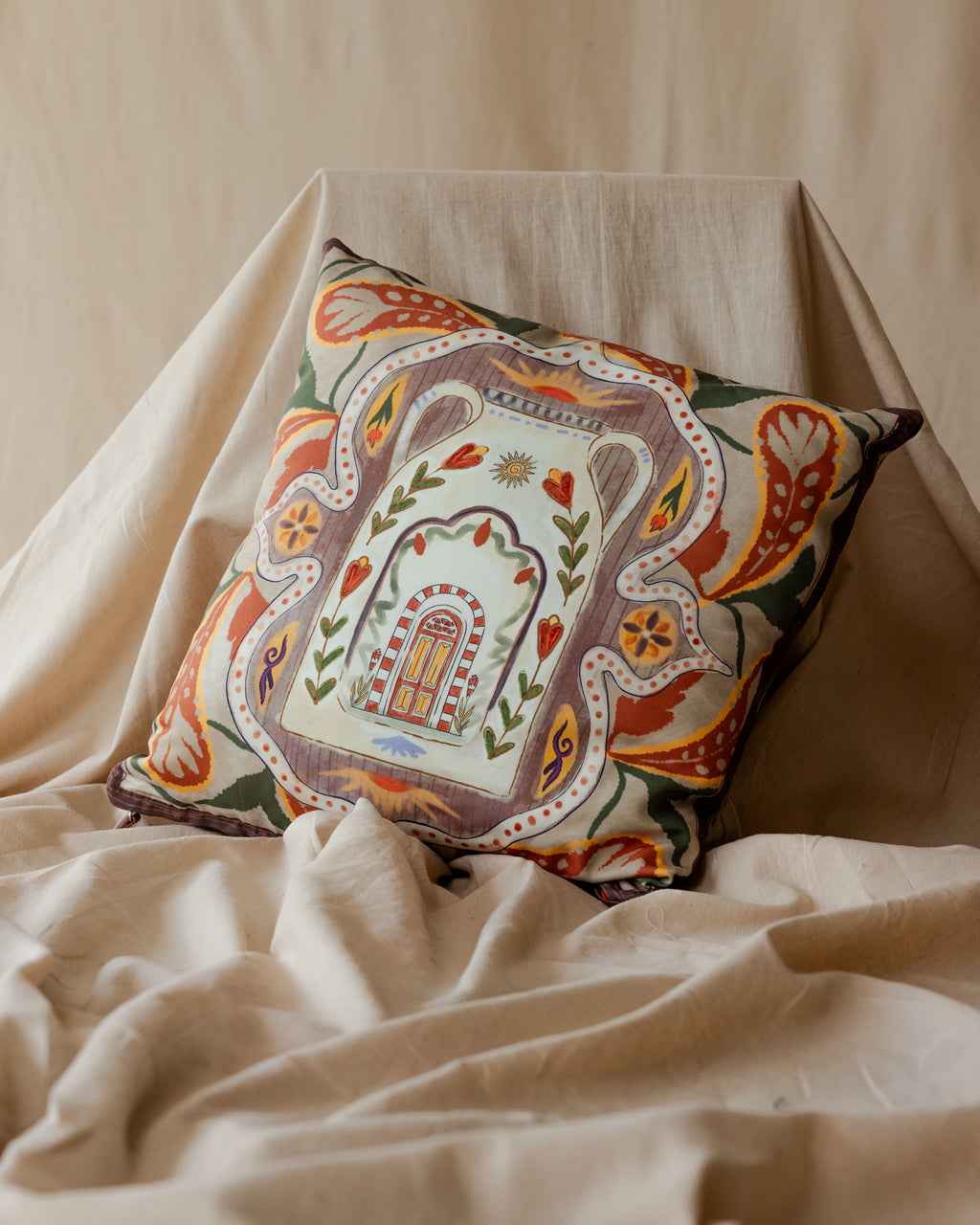 The Sunkeeper’s Door Cushion