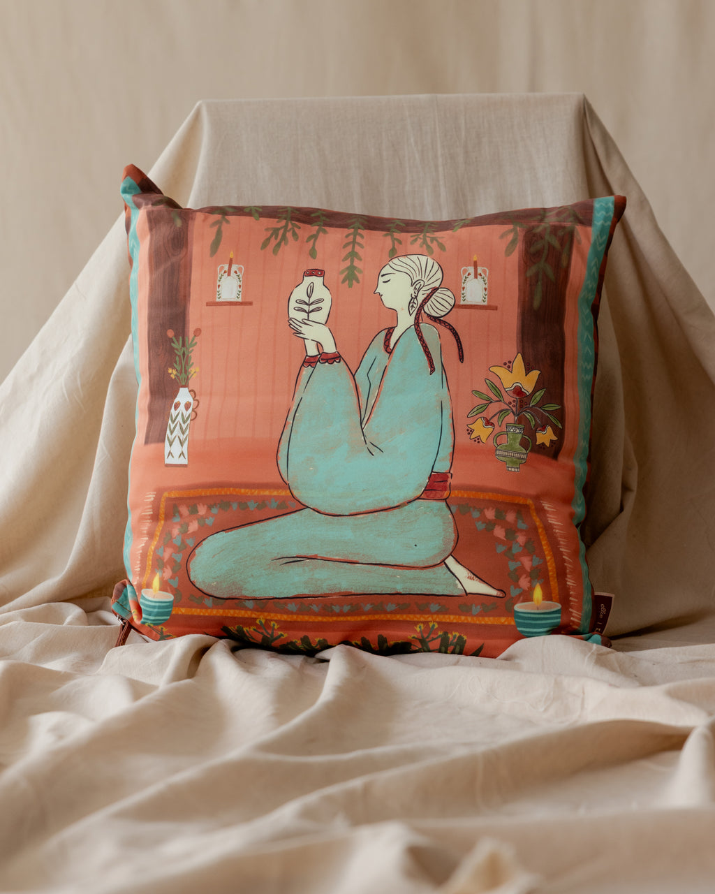 Her Daily Rituals Cushion