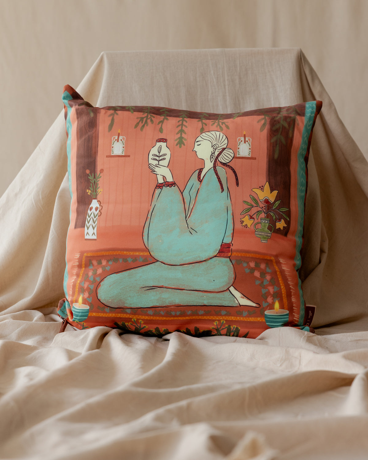 Her Daily Rituals Cushion