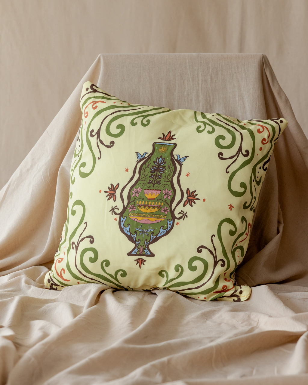 The Enhanced Vase Cushion