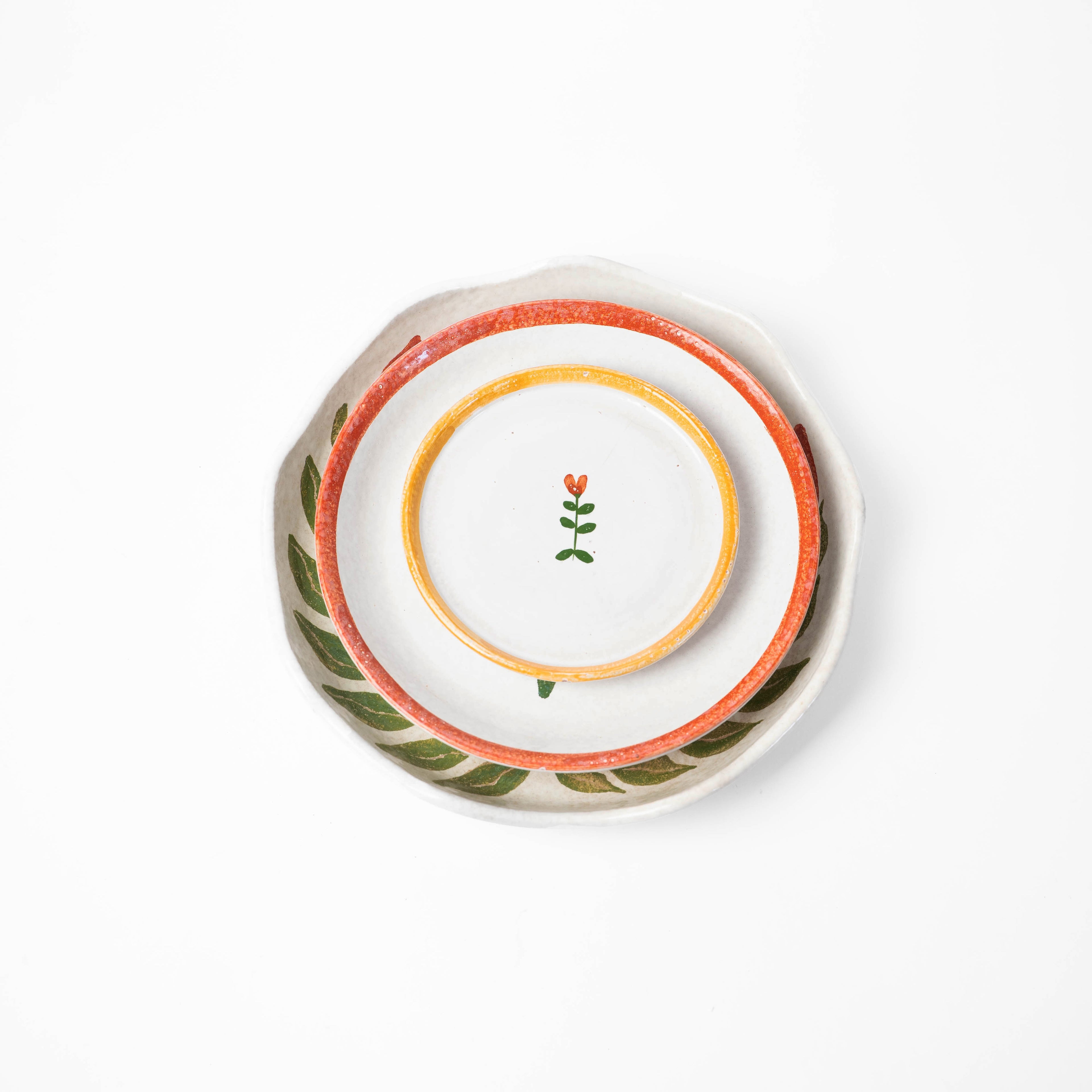 Botanical Wall Plates Set