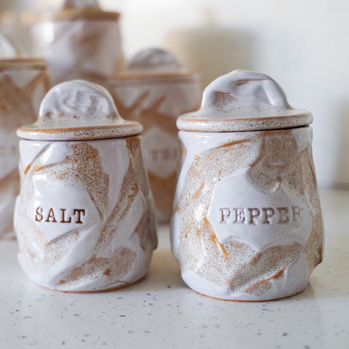 Monogram Salt & Pepper Jars set