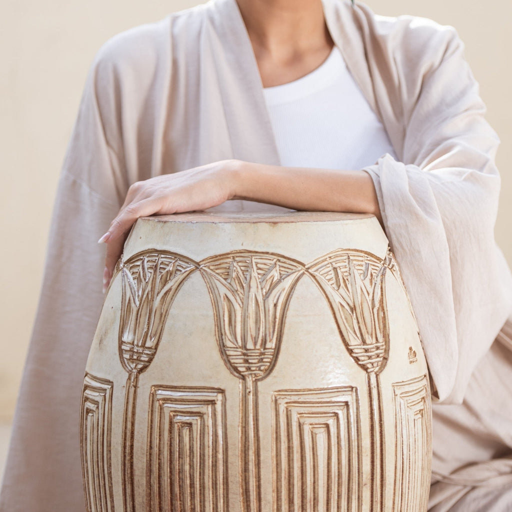 Eternal Bloom Stool - Ellie Home