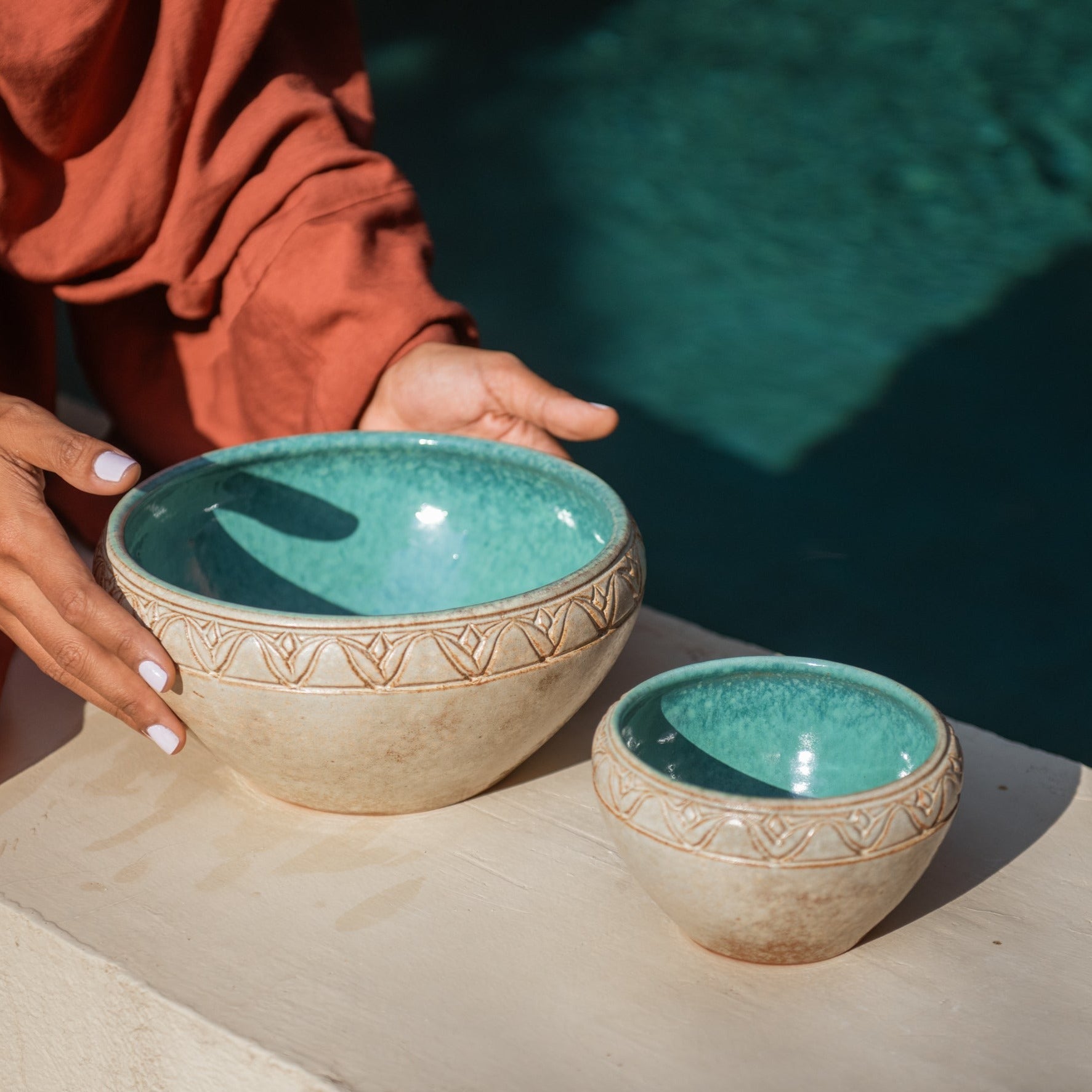 Blossoming Lotus Bowls Set - Ellie Home