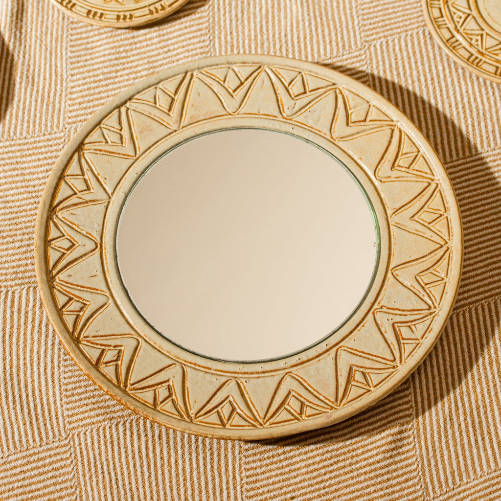 Twirling Lotus mirror - Ellie Home