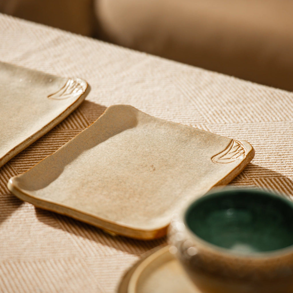 Blooming Lotus Platters - Ellie Home