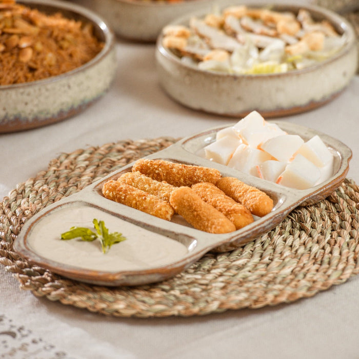 Earthy Rectangular Serving Platter