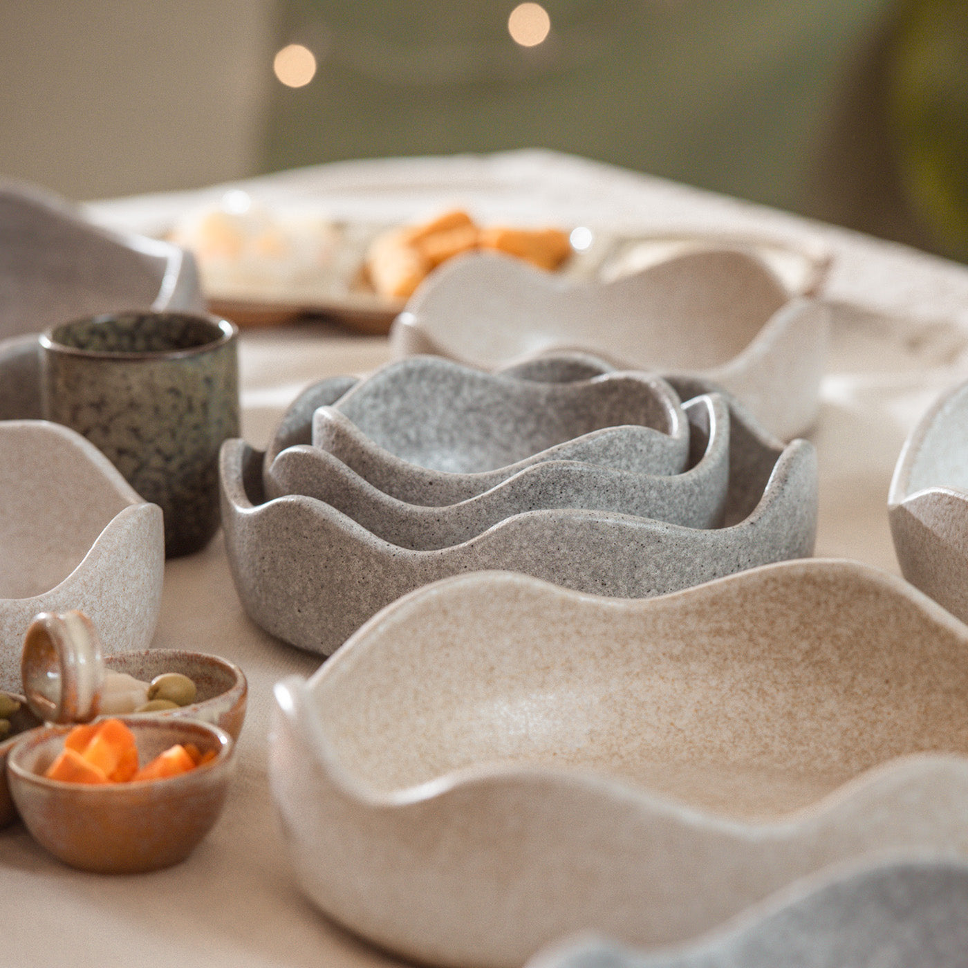 Wavy Bowls Set - Ellie Home