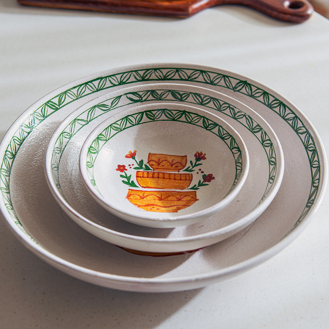 Leafline Nest Bowl Set - Ellie Home