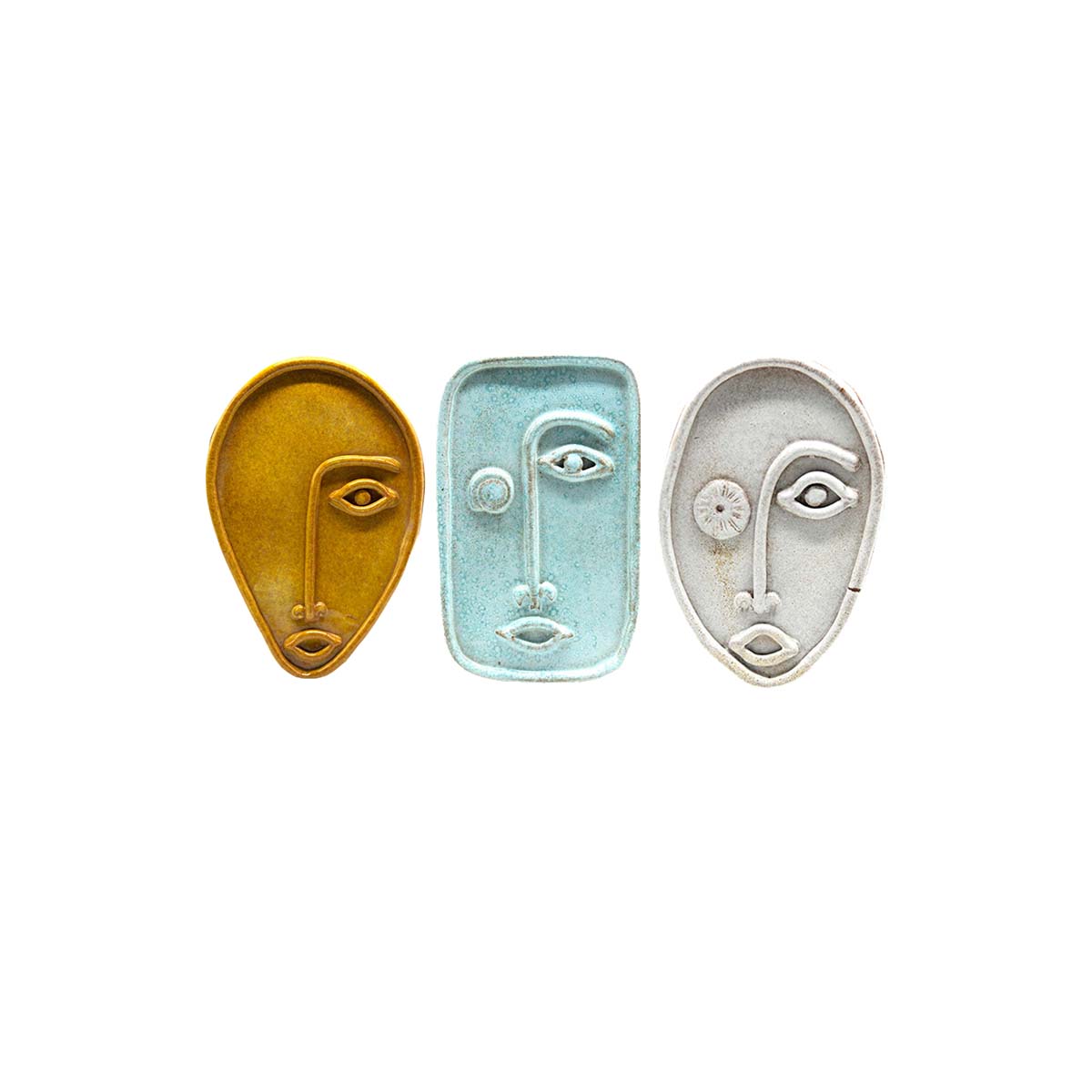 Faces Plates Set - Ellie Home