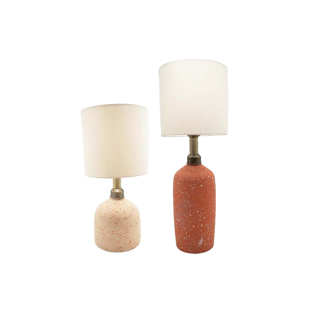 Freckled Orange Lamps Set - Ellie Home