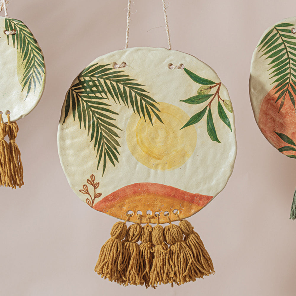 Santaria Hanging Wall Plates - Ellie Home