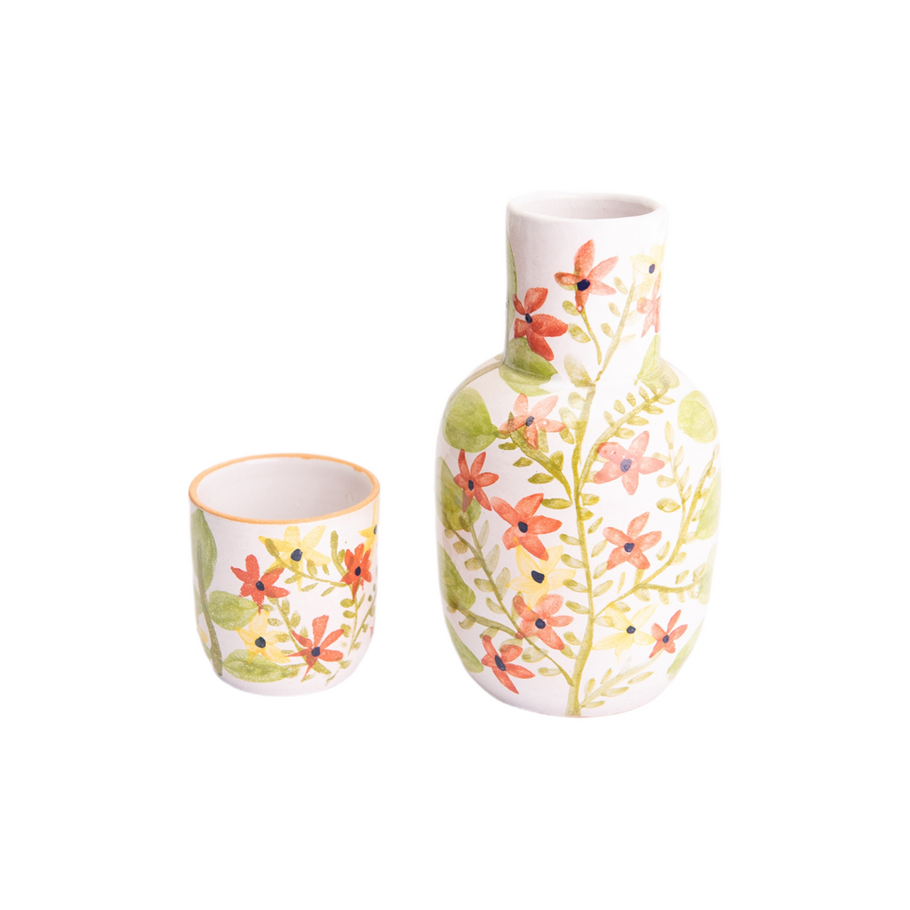 Bonita Floral Bottle Set - Ellie Home