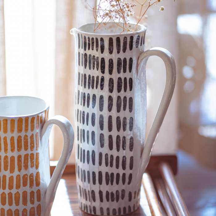 Stripes Pitcher