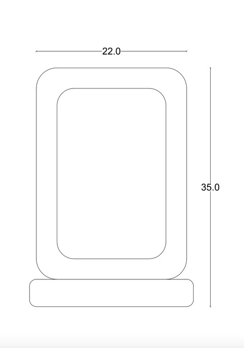 Eternal Slate Mirror