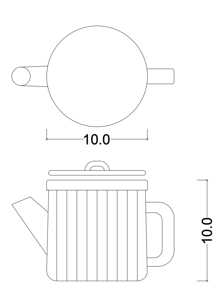 Dippy tea pot - Ellie Home