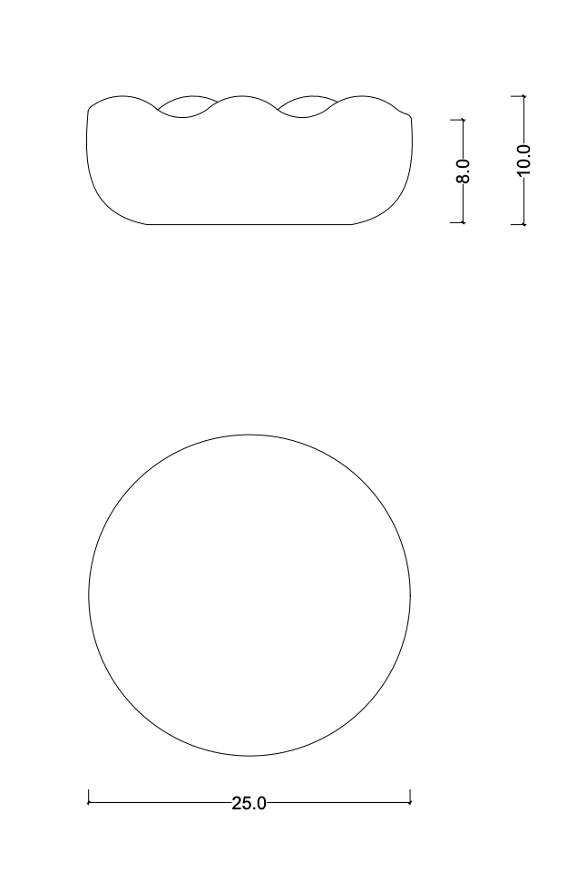Wavy Bowls Set - Ellie Home