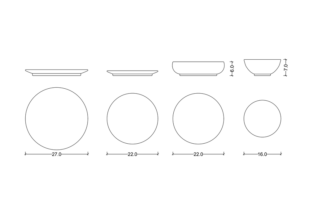 Mare Dinner Set - Ellie Home