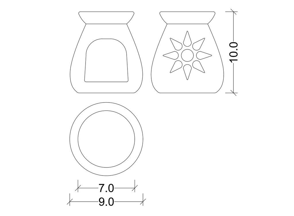 Ishtar Oil Burner - Ellie Home