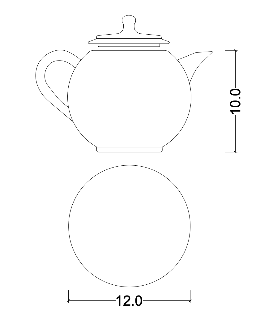 Galactic Tea Pot - Ellie Home