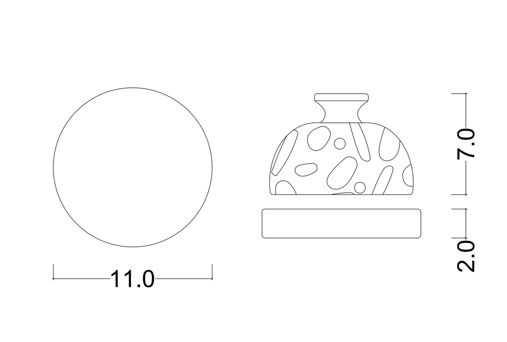 Dusk Till Dawn Dates Plate - Ellie Home