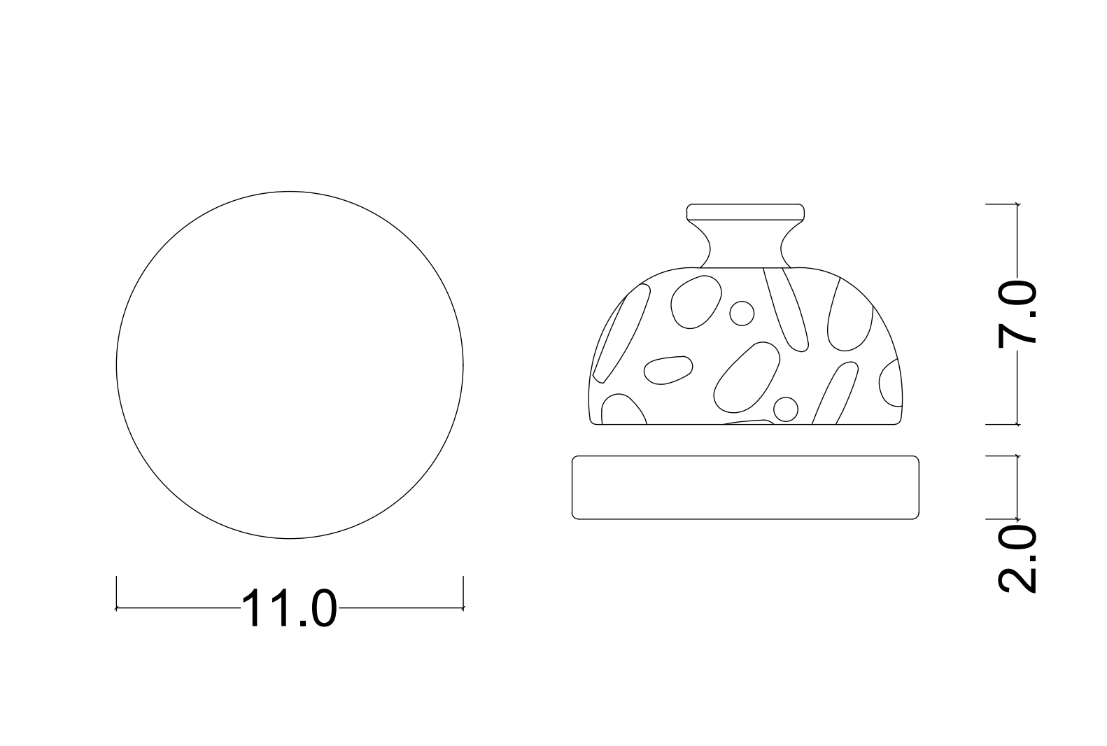 Dusk Till Dawn Dates Plate - Ellie Home