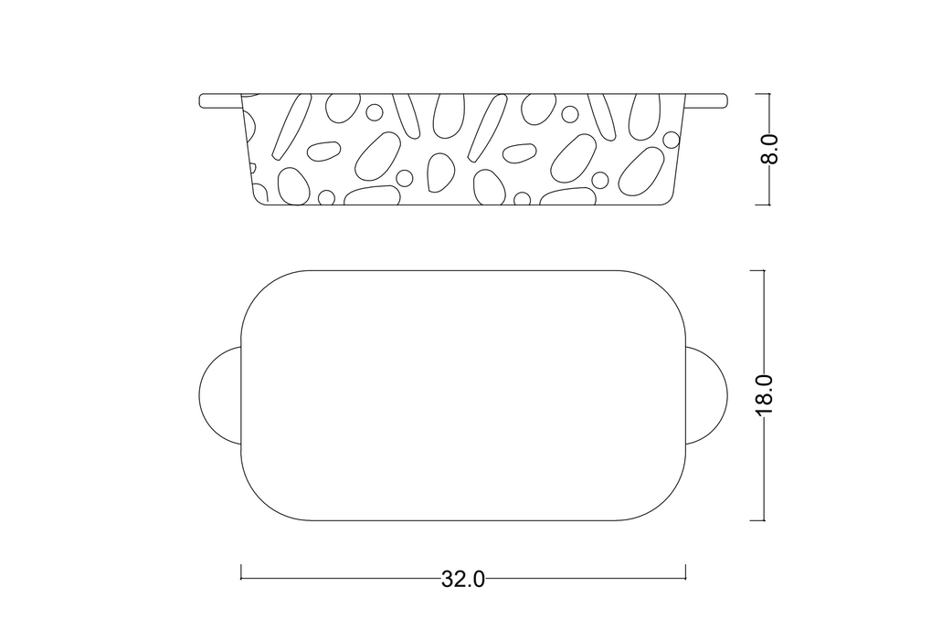 Dusk Till Dawn Oval Baking Dish