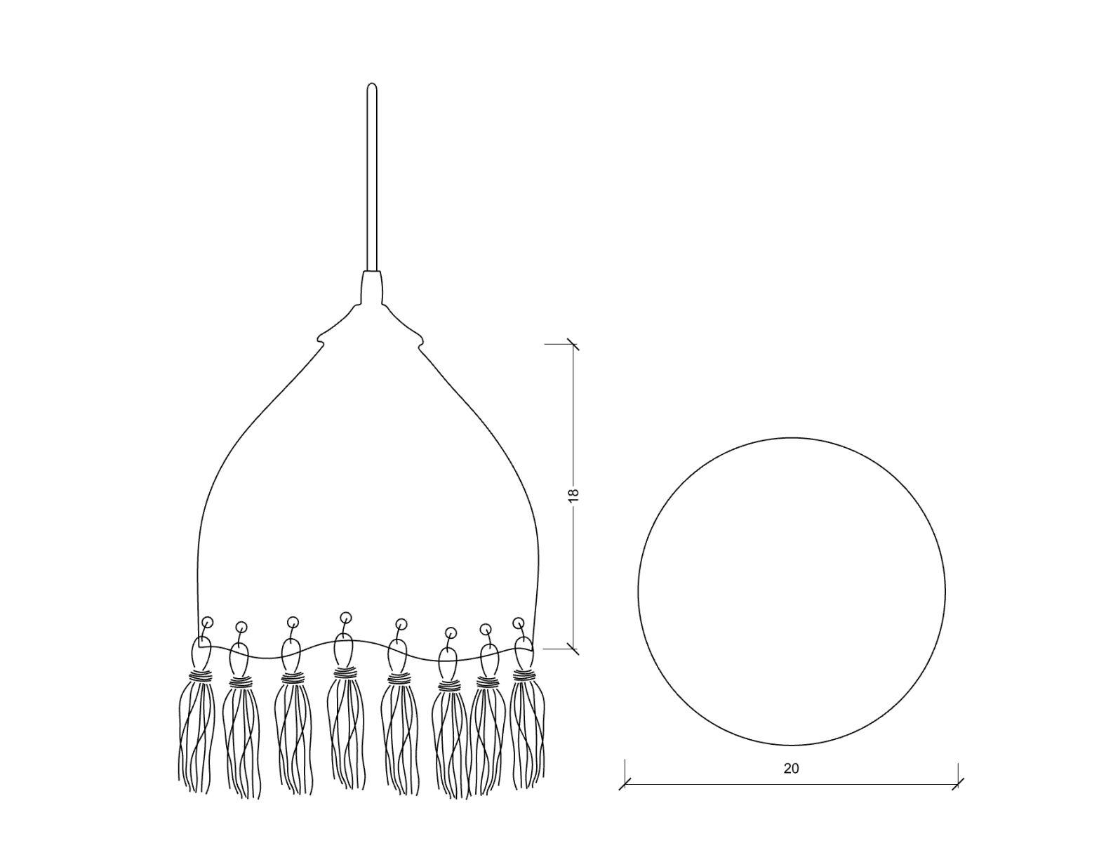 Santaria Lighting Fixture\Oval - Ellie Home
