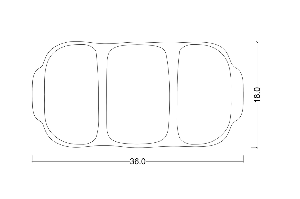 Earthy Rectangular Serving Platter