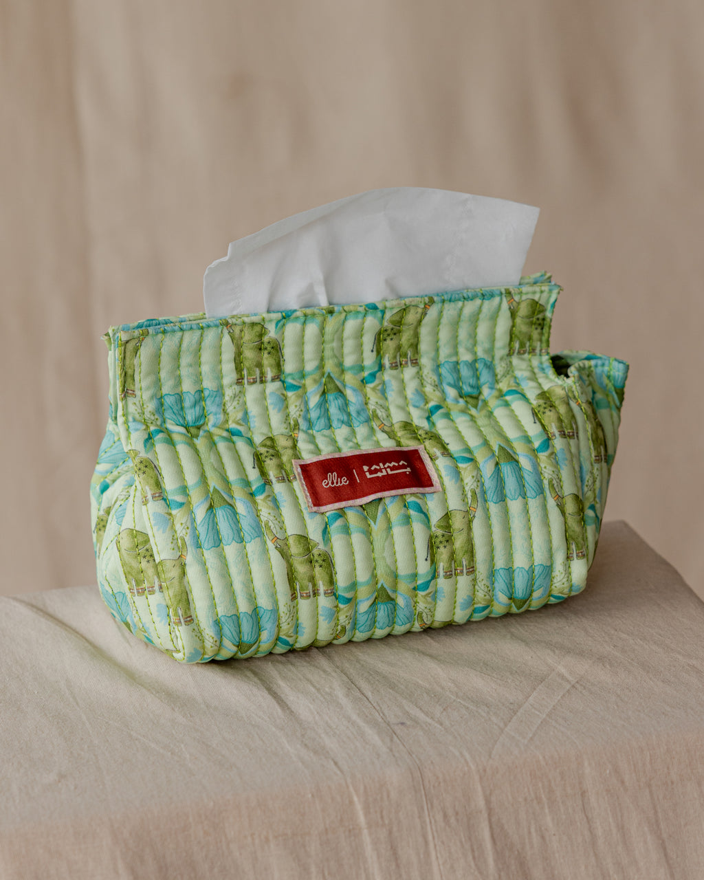 Elliephant Meadow Tissue Box