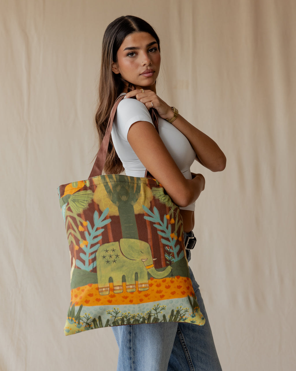 Elliephant Journey Tote Bag