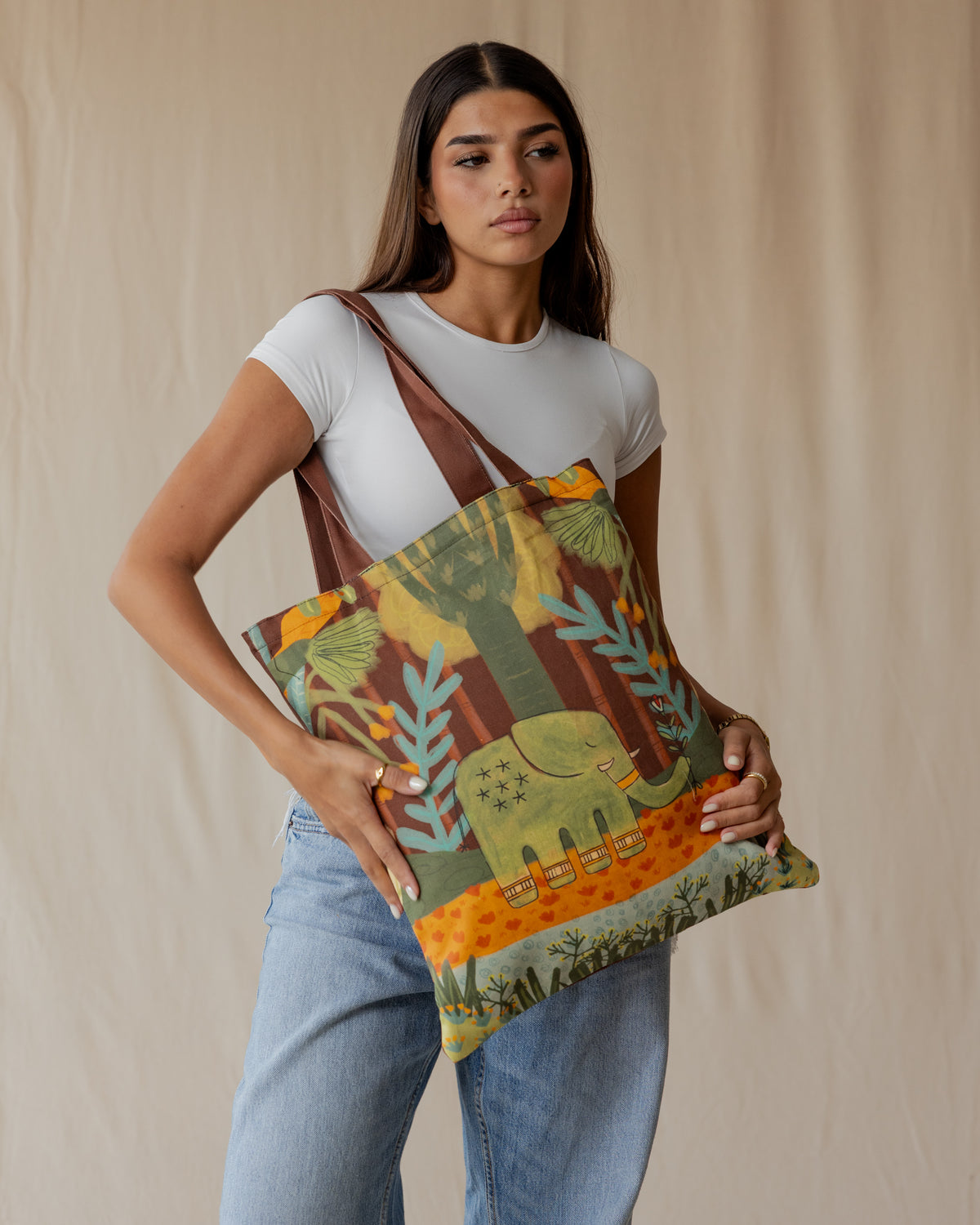 Elliephant Journey Tote Bag