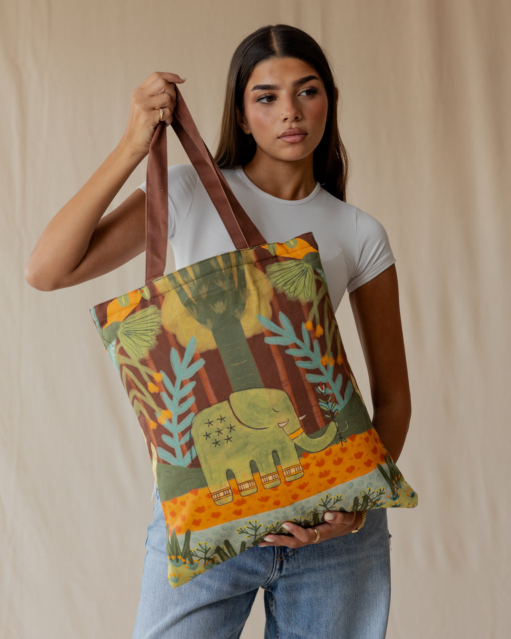 Elliephant Journey Tote Bag