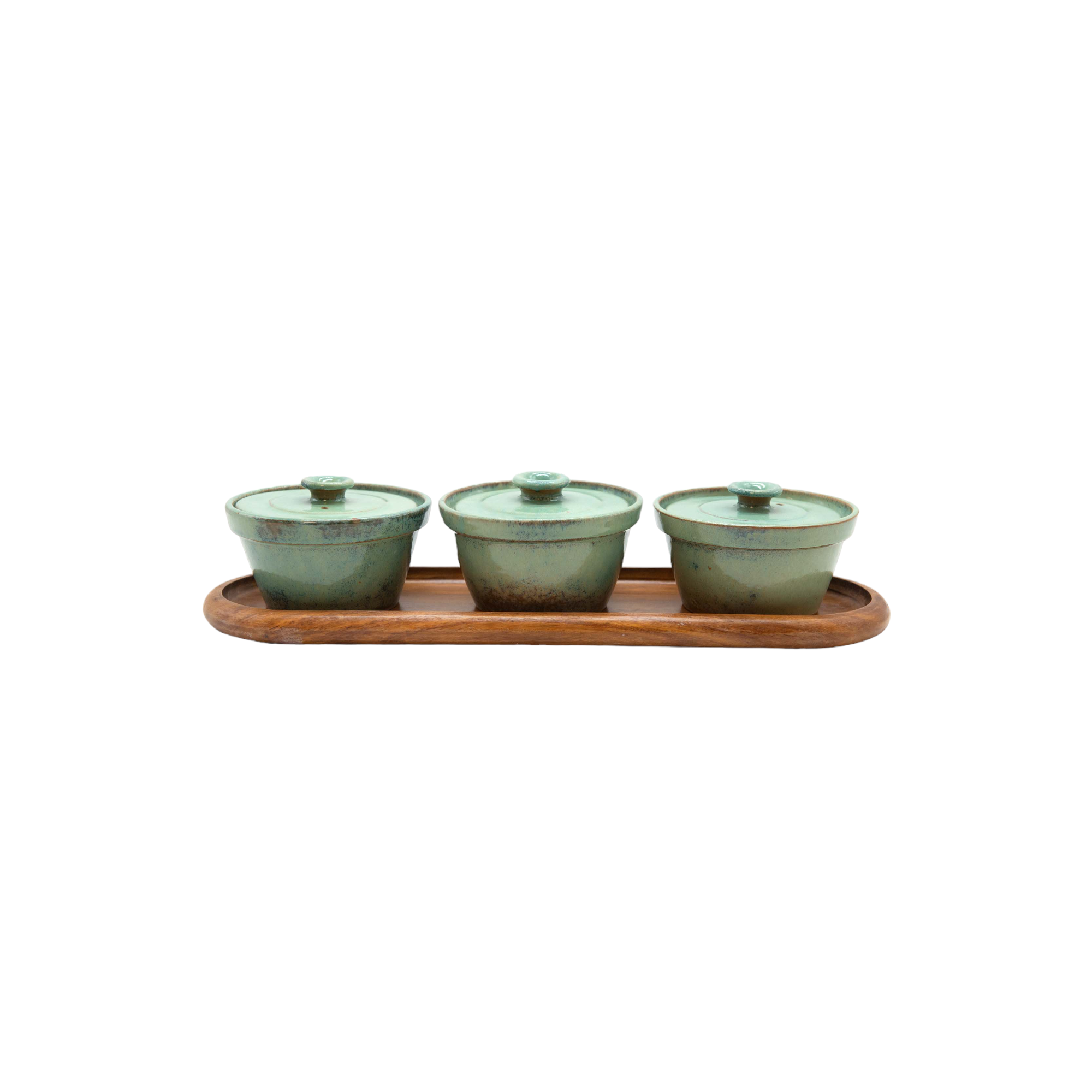 Heritage Oven Pots Set with Tray - Ellie Home