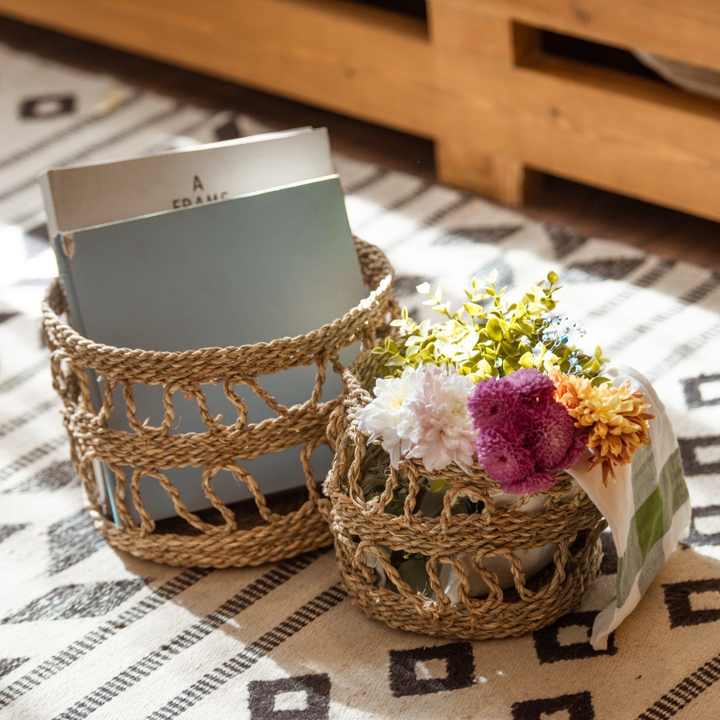 Santaria Seethru Baskets - Ellie Home