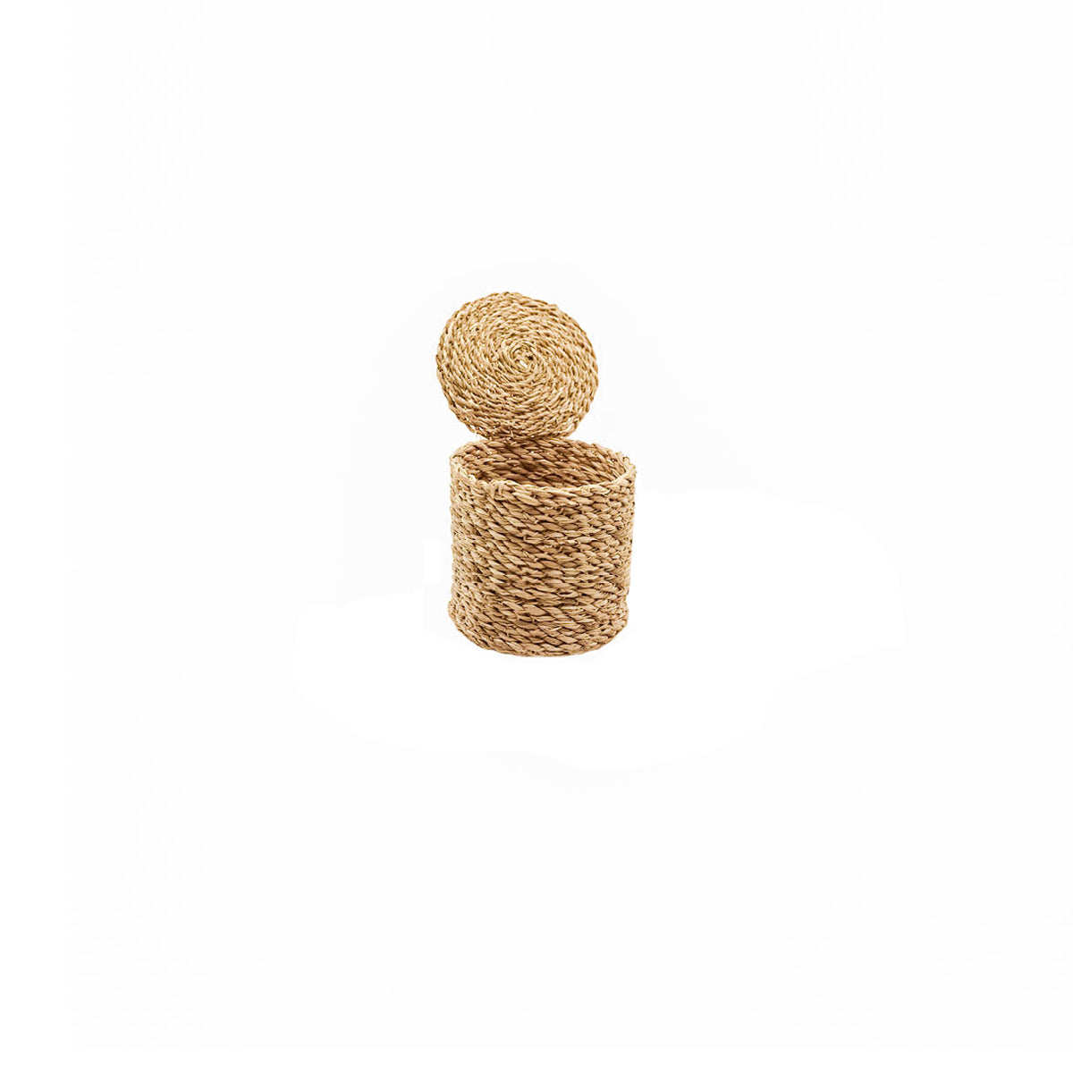 Seagrass Jar with Lid - Ellie Home